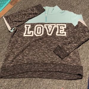 Soft “Love” sweatshirt